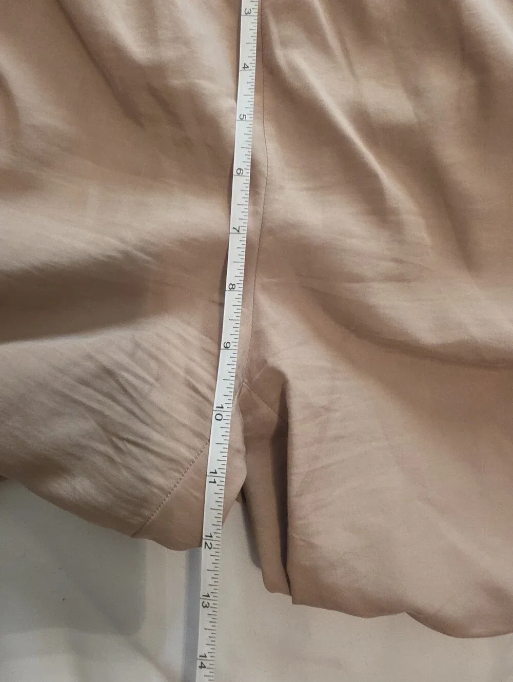 Eileen Fisher Neutral Pull On Wide Leg Pants PS